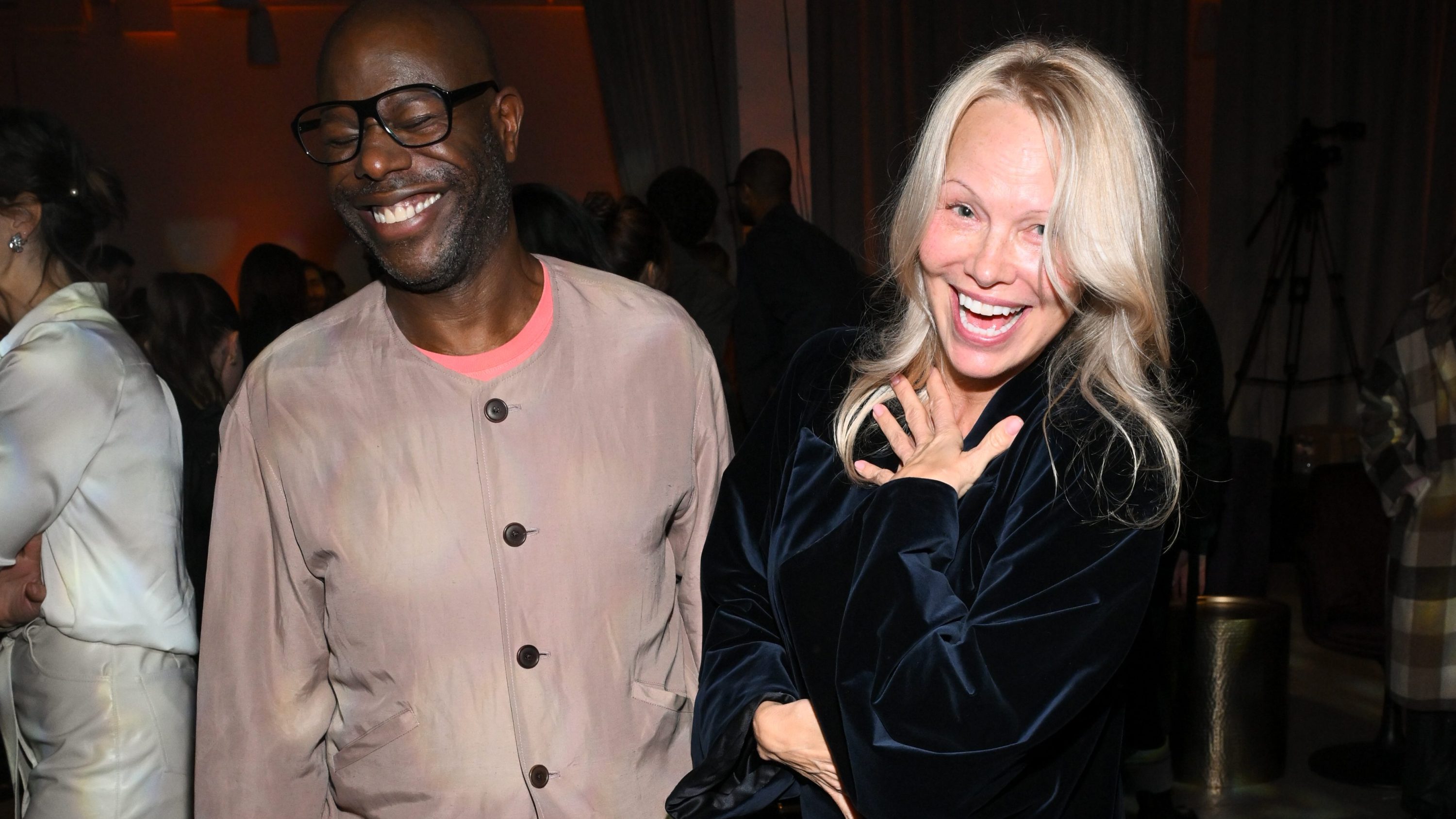 Steve McQueen, Pamela Anderson at the IndieWire Honors Winter 2024.