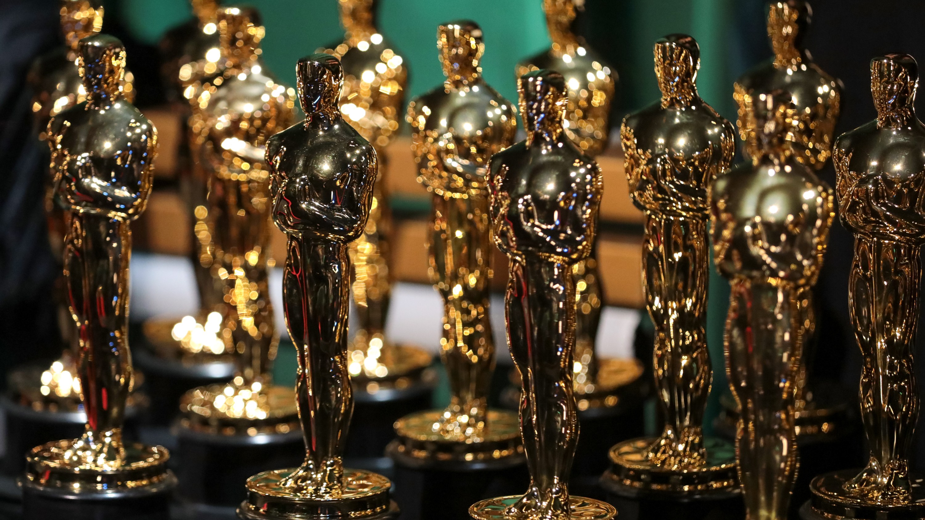 HOLLYWOOD, CALIFORNIA - MARCH 12: In this handout photo provided by A.M.P.A.S., Oscar statuettes are seen backstage during the 95th Annual Academy Awards on March 12, 2023 in Hollywood, California. (Photo by Al Seib/A.M.P.A.S. via Getty Images)