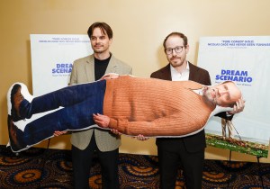 LOS ANGELES, CALIFORNIA - NOVEMBER 06: (L-R) Kristoffer Borgli and Ari Aster attend the special screening of A24's "Dream Scenario" at Regency Bruin Theatre on November 06, 2023 in Los Angeles, California. (Photo by Frazer Harrison/Getty Images)