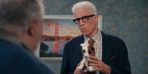 A Man on the Inside. Ted Danson as Charles in episode 104 of A Man on the Inside. Cr. Courtesy of Netflix © 2024