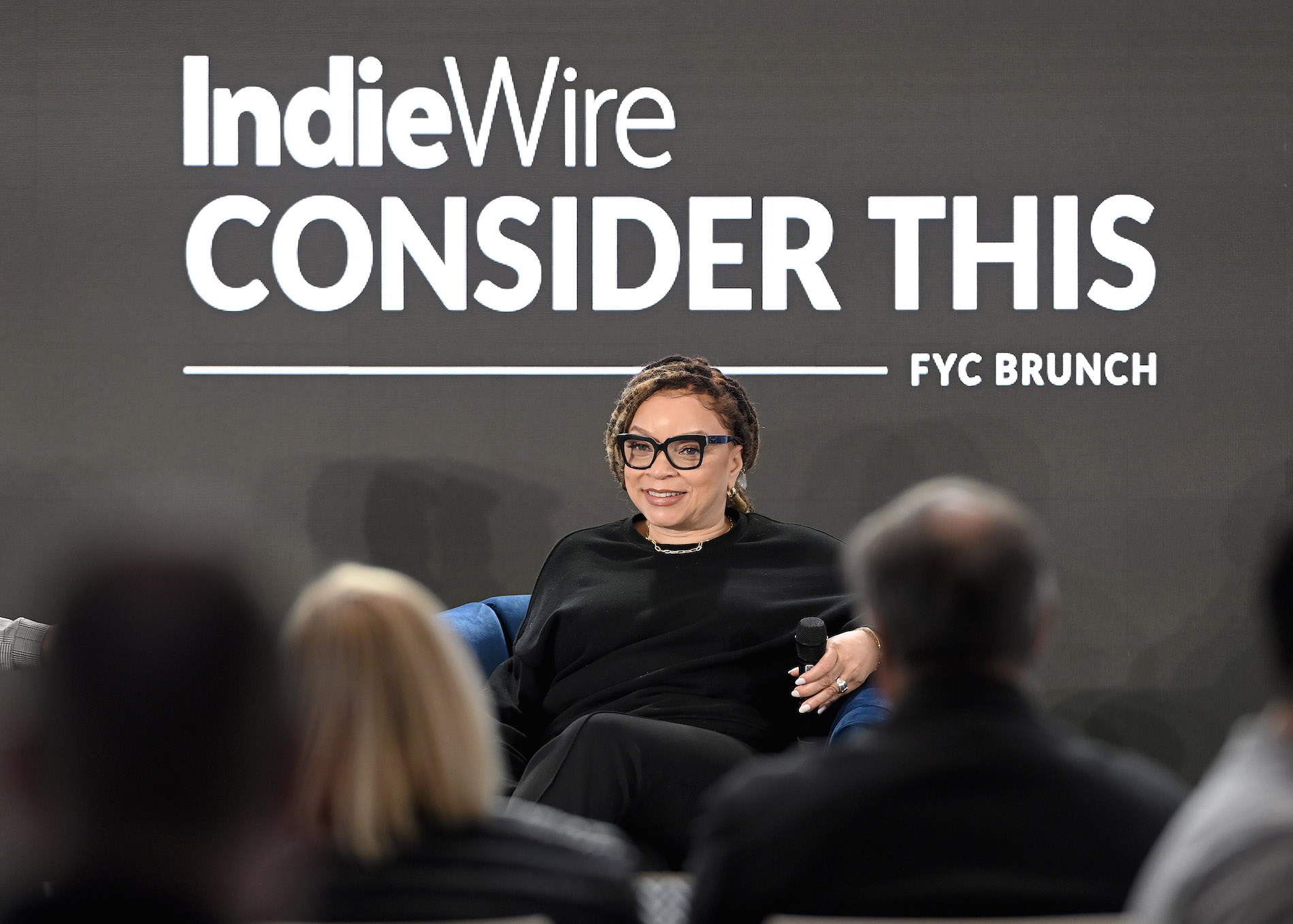 Ruth Carter (Costume Designer) onstage at the 2022 IndieWire FYC Consider This Brunch  at the Citizen News on November 18th, 2022 in Hollywood, California.