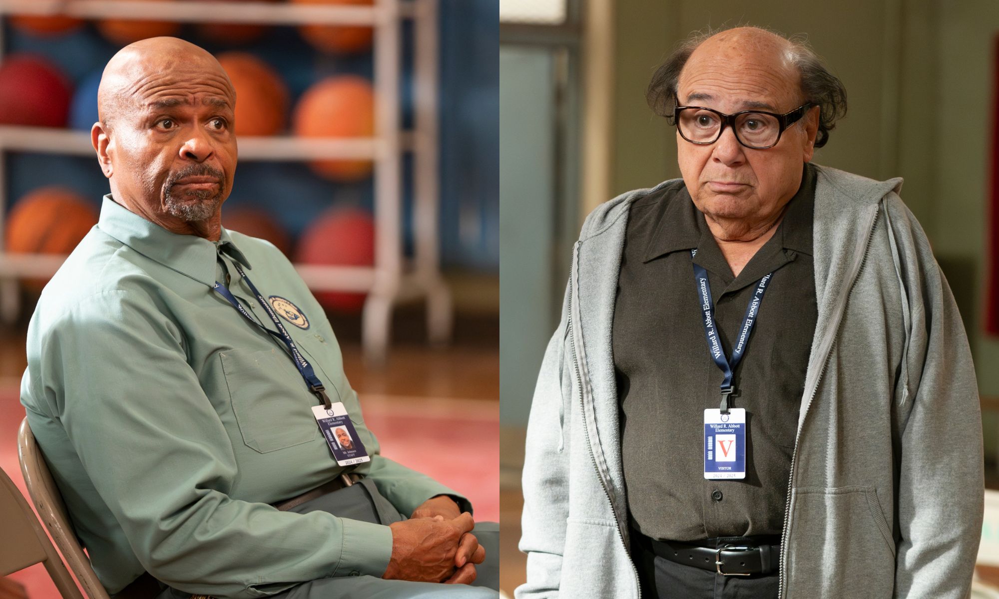 William Sanford Davis and Danny DeVito on 'Abbott Elementary'